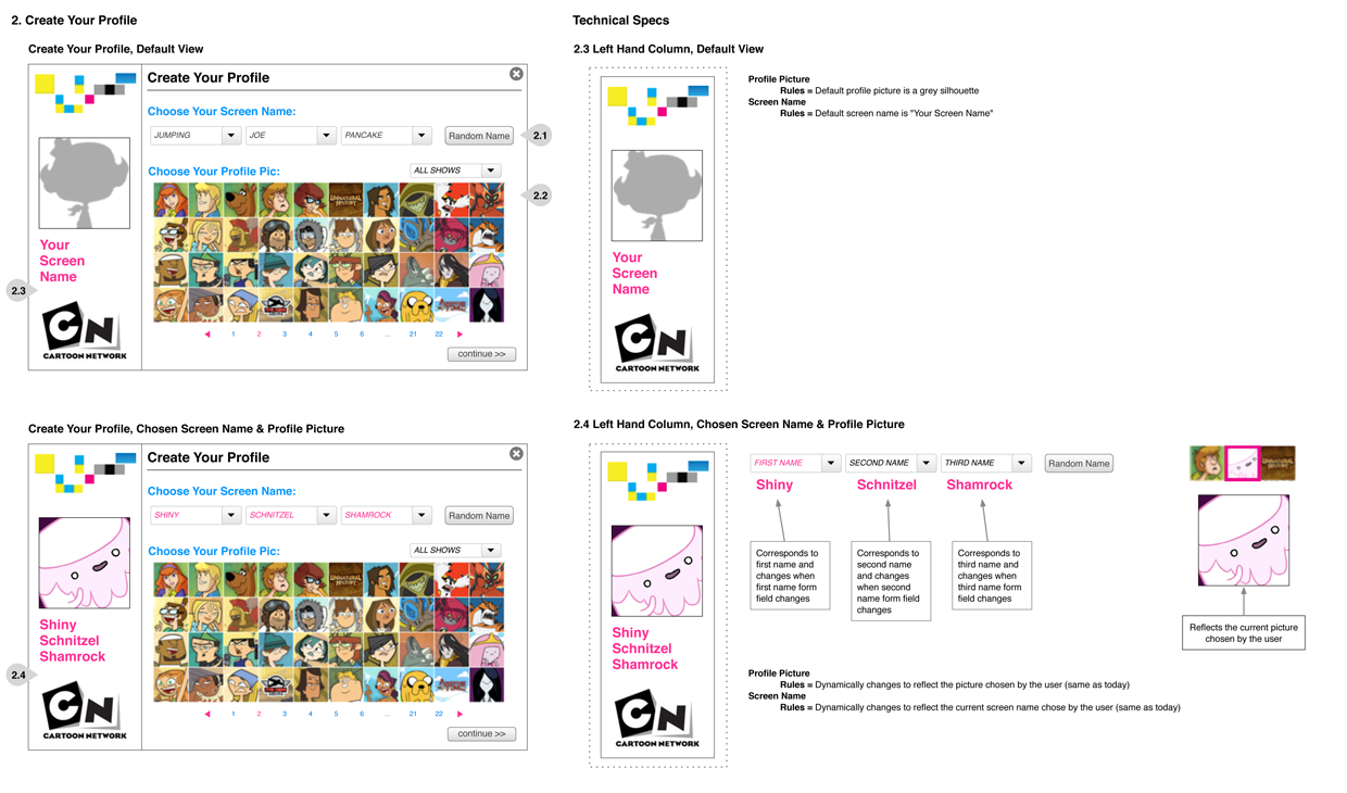 Create profile variant